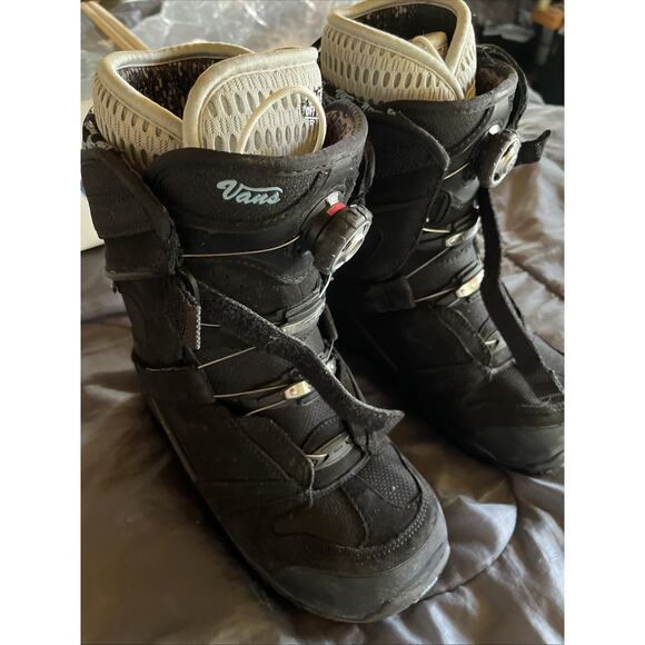 VANS Women’s Size 9 Contra Black Winter Boots BOA - WNS Vintage - Picture 6 of 12